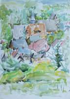F 160925046, Aquarell